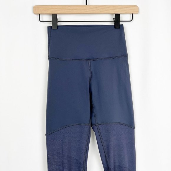 Lululemon Sheer Will High-Rise Tight 28" *Pulse Leggings Pants Long - Stone Blue - Picture 7 of 12